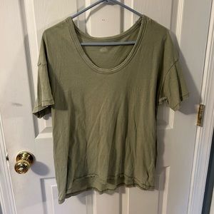 Green Distressed American Eagle T-shirt